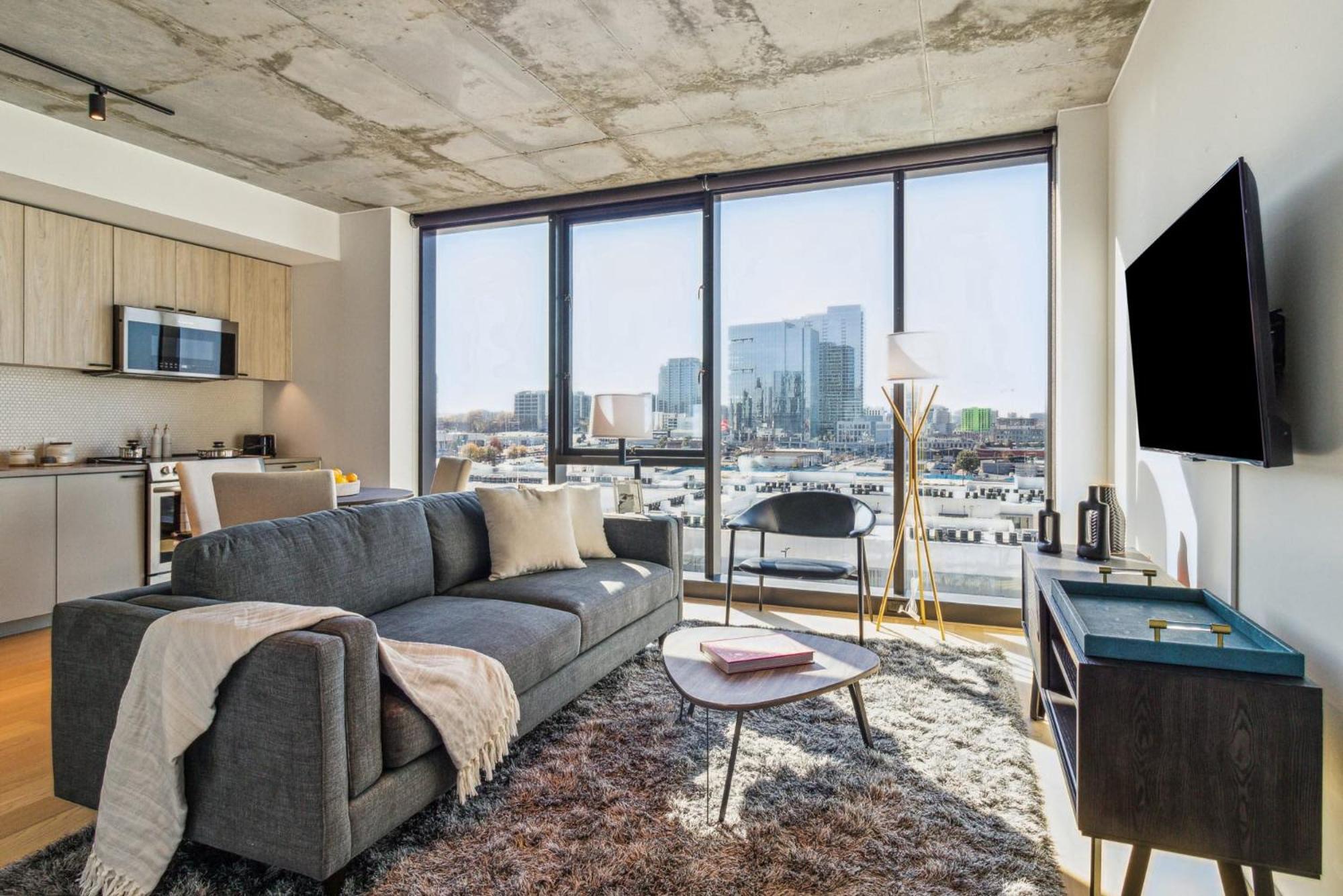 Contemporary City Living Apartments In Nashville Extérieur photo