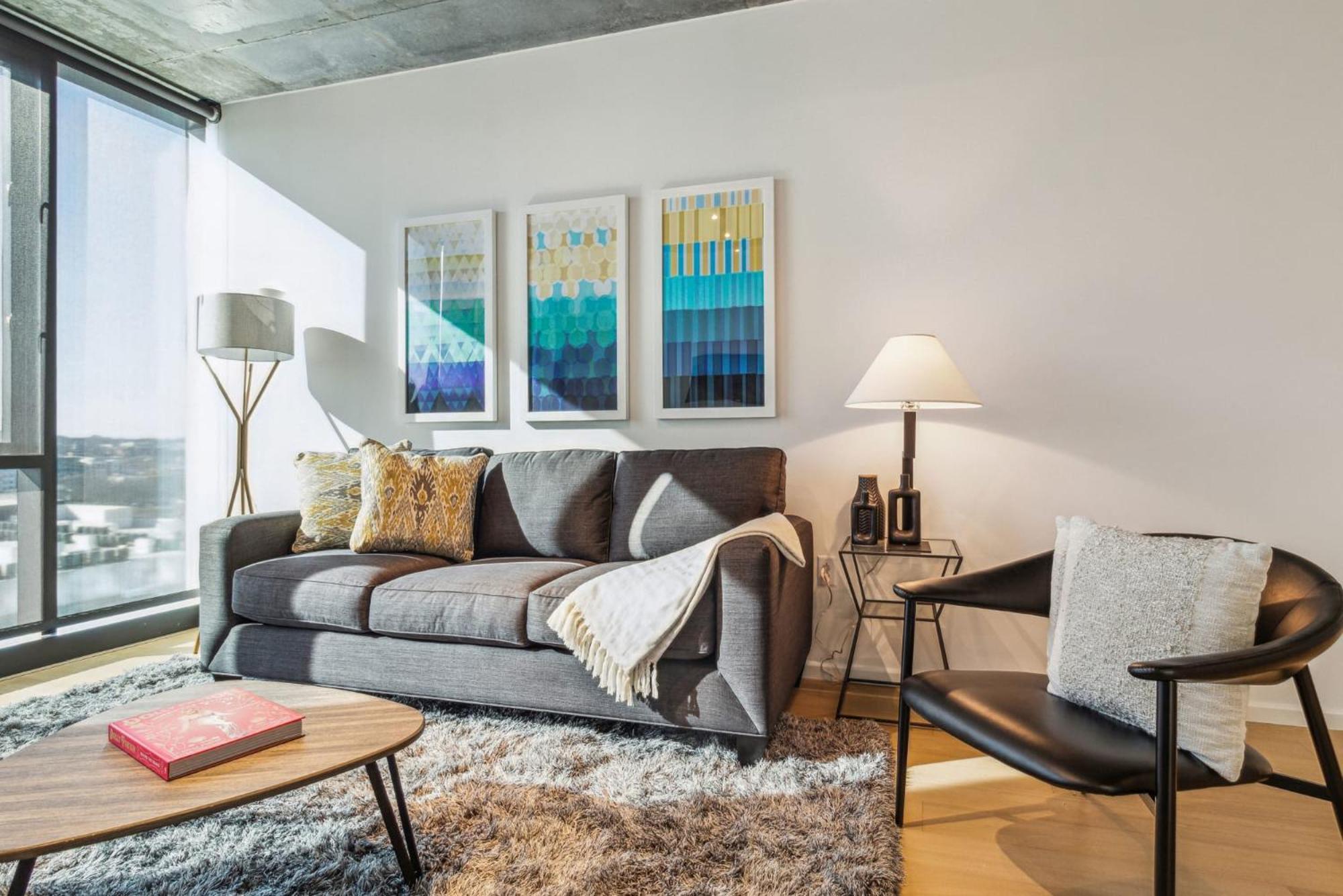 Contemporary City Living Apartments In Nashville Extérieur photo